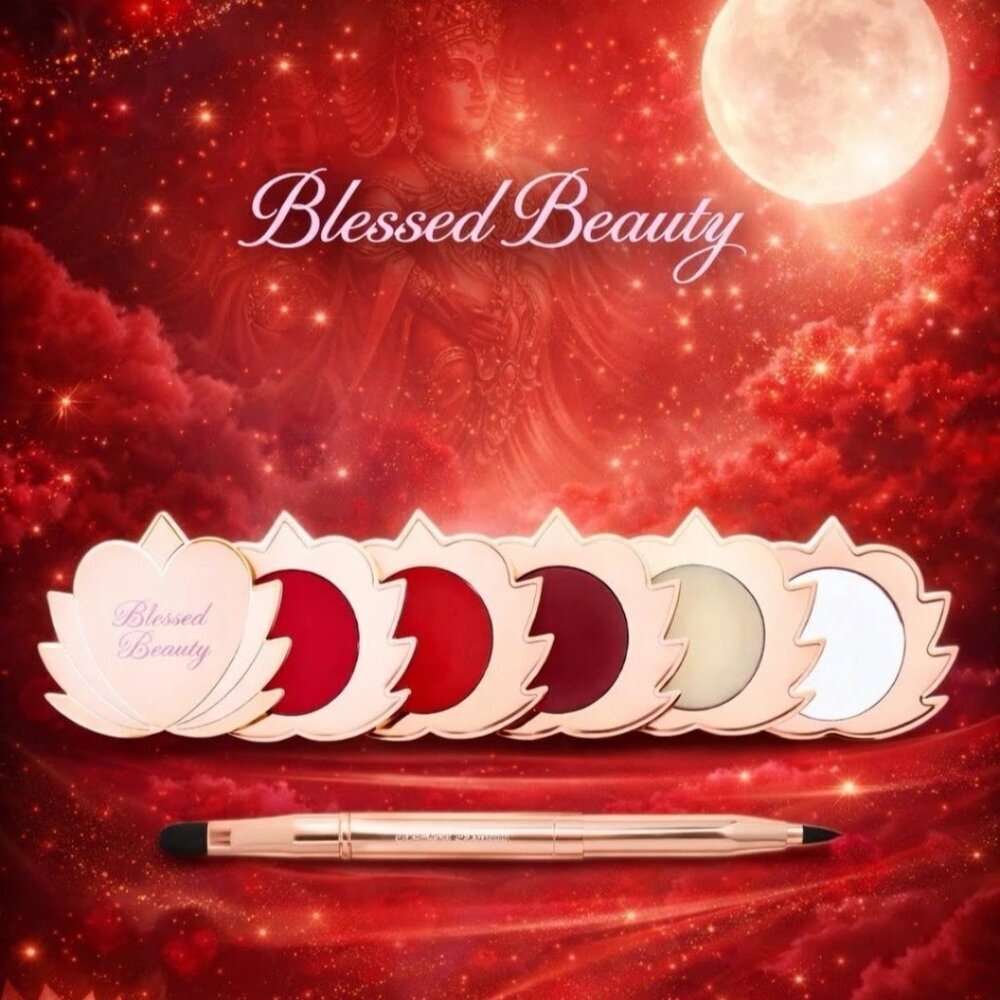 Blessed Beauty Natural Lip Cream set *Goddess Red*